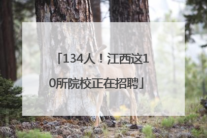 134人！江西这10所院校正在招聘