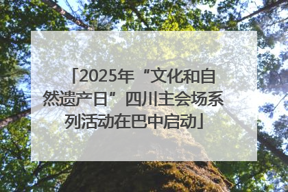 2025年“文化和自然遗产日”四川主会场系列活动在巴中启动
