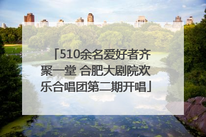 510余名爱好者齐聚一堂 合肥大剧院欢乐合唱团第二期开唱